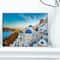 Designart - Beautiful Santorin Houses Greece - Large Cityscape Art Print on Canvas